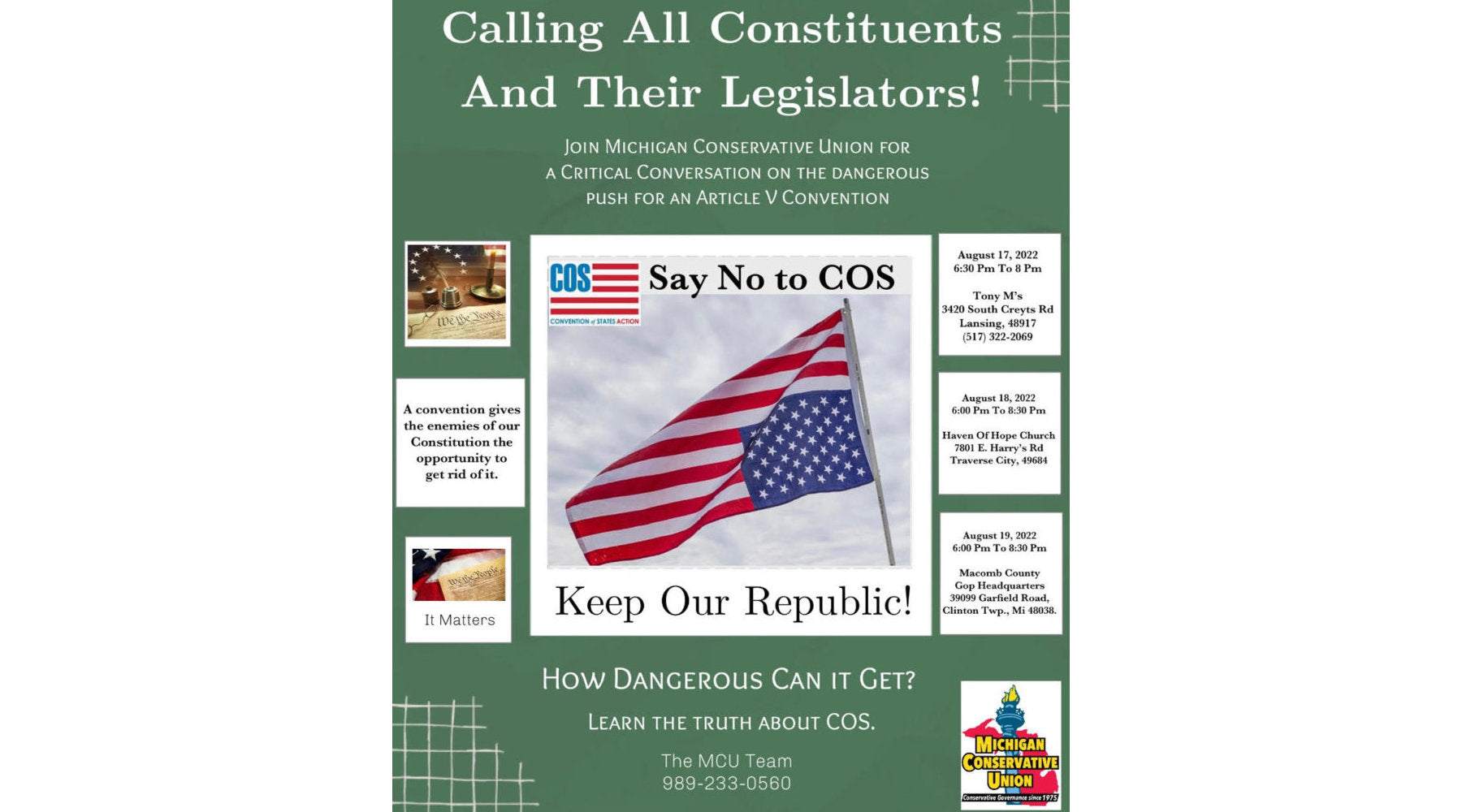 Say No to an Article V Convention!